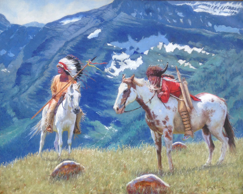 Native country. John Gawne. Художник Duillo John. John Duillo Art индейцы. Пейзажи с индейцами.